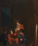 John Wesley Jarvis The Lafitte Brothers in Dominique Yous Bar china oil painting artist